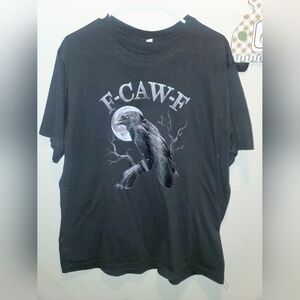 Raven Graphic Black Tee